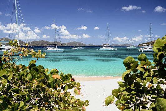 Caribbean fine art wall prints featuring tropical scenes in the British Virgin Islands, available as Caribbean wall art prints.