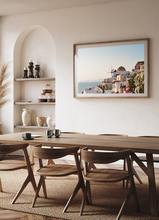 Santorini fine art prints featuring the famous Oia on the island of Santorini. Greece wall art.