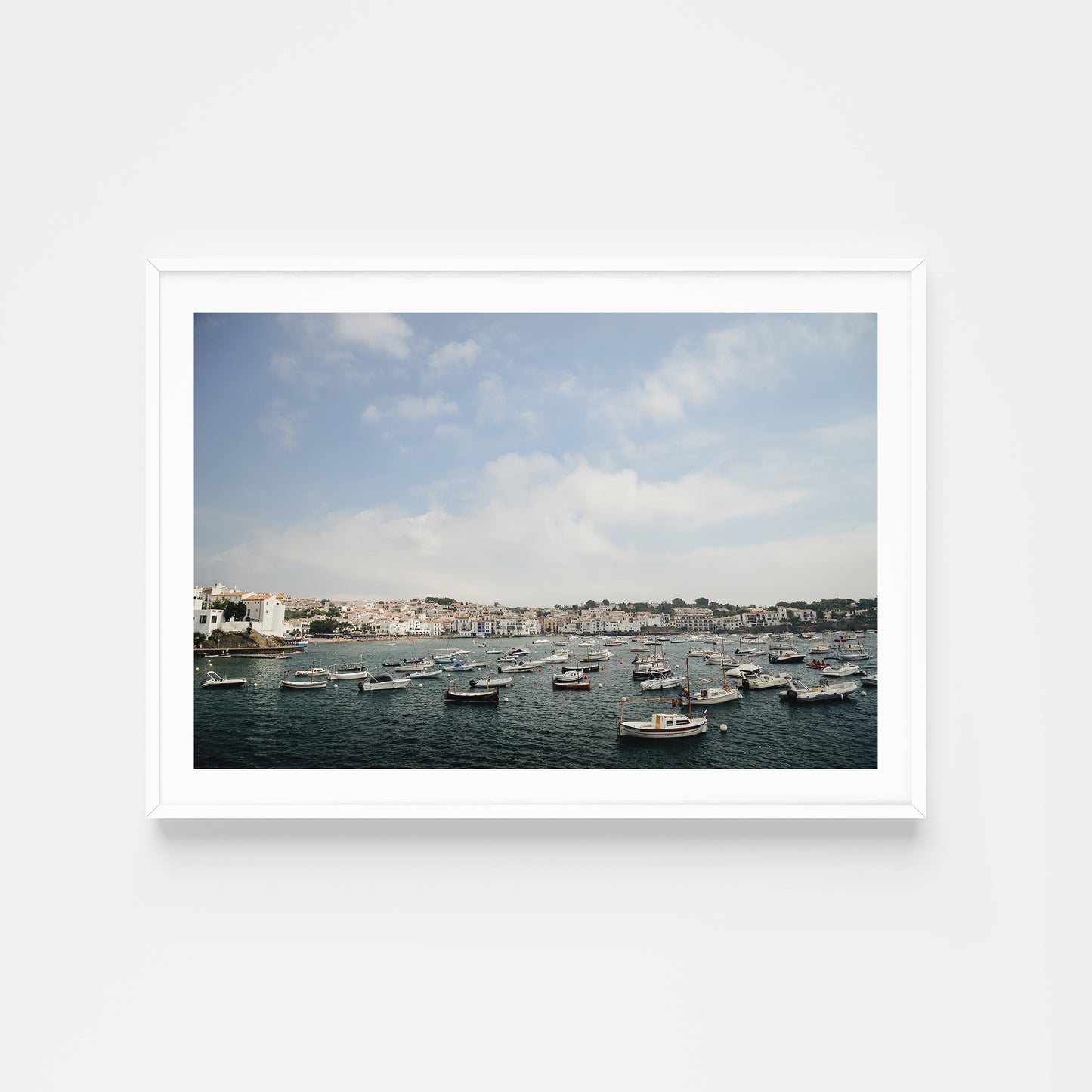 Coastal Spain art prints featuring Cadaques on the Costa Brava. Enjoy frame Spanish fine art prints for your home or office.