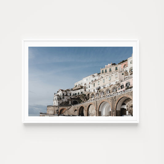 Decorate your walls with Italy fine art prints featuring scenes of the Amalfi Coast and Atrani. Bring the dreamy Mediterranean into your home. Amalfi Wall Art.