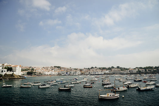 Coastal Spain art prints featuring Cadaques on the Costa Brava. Enjoy frame Spanish fine art prints for your home or office. 