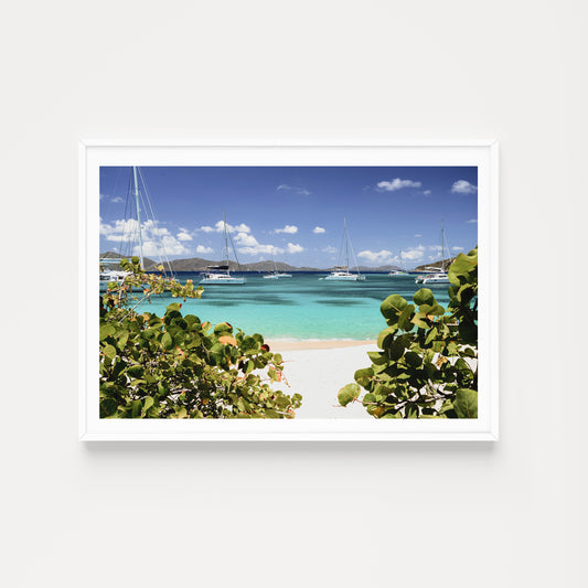 Caribbean fine art wall prints featuring tropical scenes in the British Virgin Islands, available as Caribbean wall art prints.