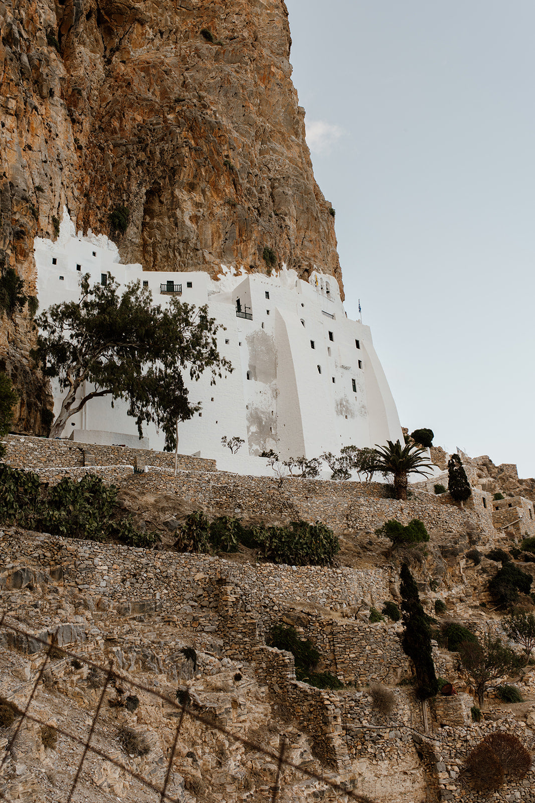Greece wall art featuring celebrated Greek Orthodox Monastery on the island of Amorgos. Available as Greece fine art prints.
