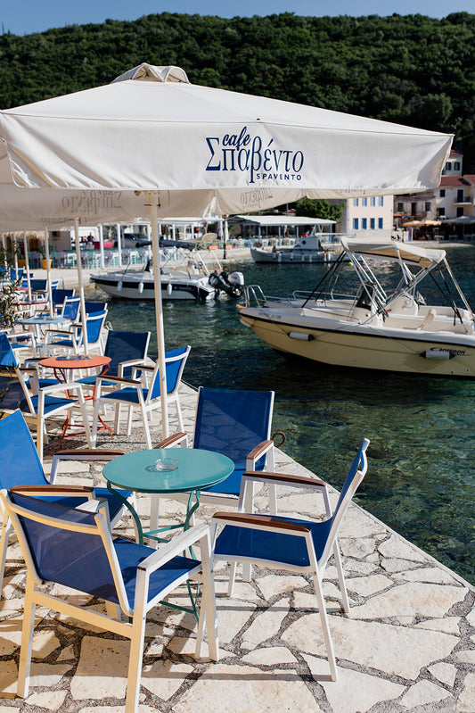 Decorate your home with quaint scenes of Kioni and Greek Island art prints showcasing the good life in the Ionian Islands. Greek Fine Art Prints. 