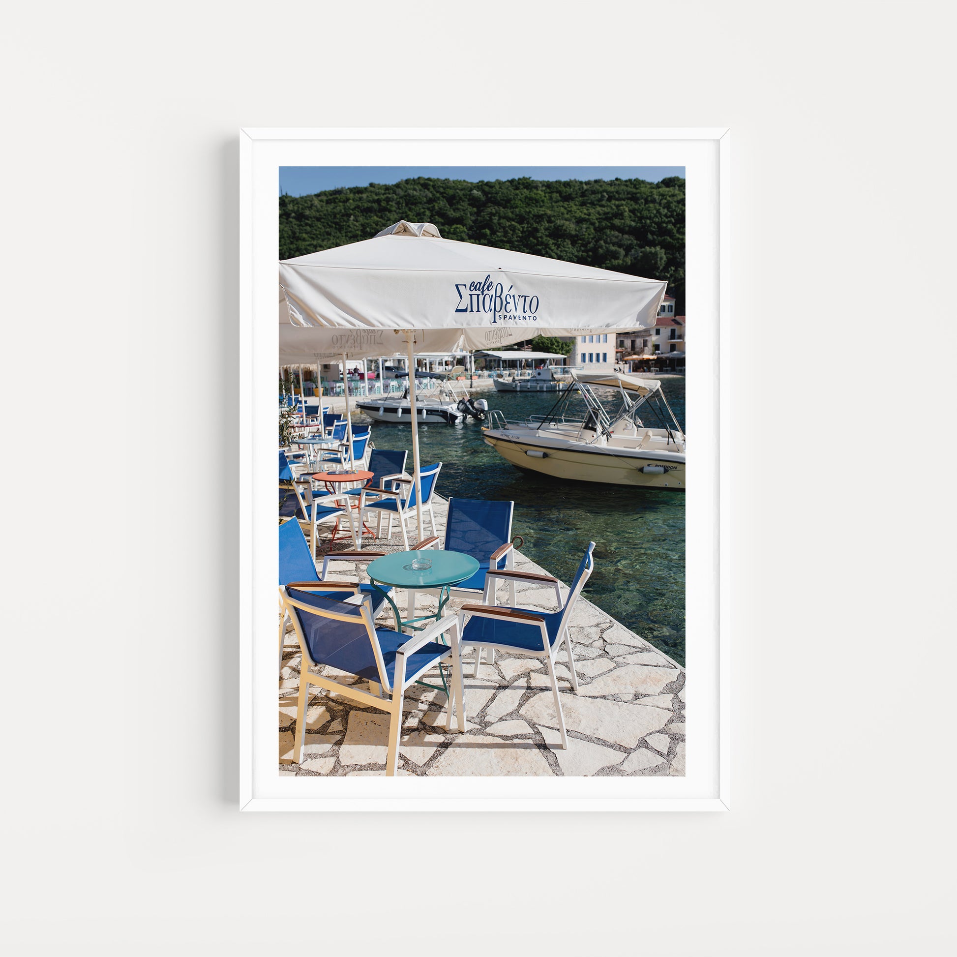 Decorate your home with quaint scenes of Kioni and Greek Island art prints showcasing the good life in the Ionian Islands. Greek Fine Art Prints. 