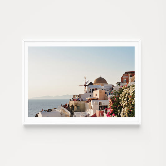 Santorini fine art prints featuring the famous Oia on the island of Santorini. Greece wall art. 