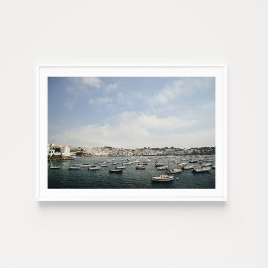 Coastal Spain art prints featuring Cadaques on the Costa Brava. Enjoy frame Spanish fine art prints for your home or office. 