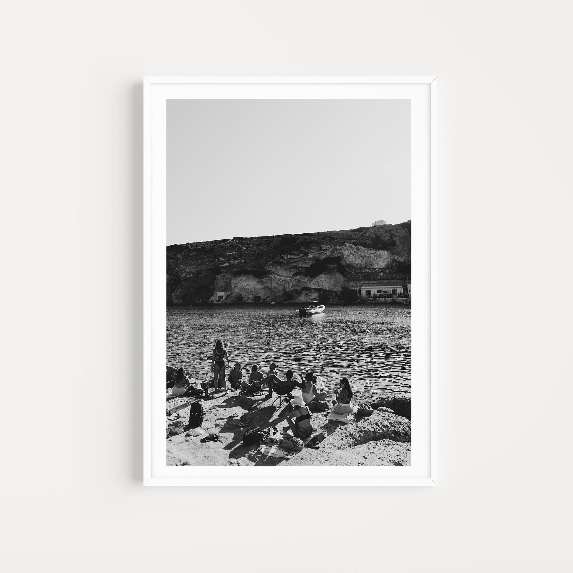 Adorn your walls with Greek Islands fine art prints and laid-back memories of the Mediterranean with scenes of Social Sundays. Greek Island Wall Art.