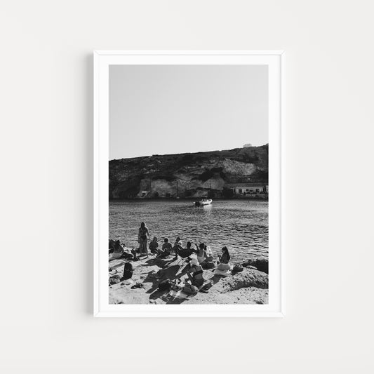 Adorn your walls with Greek Islands fine art prints and laid-back memories of the Mediterranean with scenes of Social Sundays. Greek Island Wall Art.